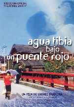 carátula carteles de Agua Tibia Bajo Un Puente Rojo