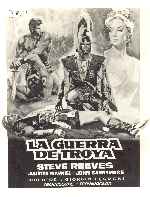 carátula carteles de La Guerra De Troya