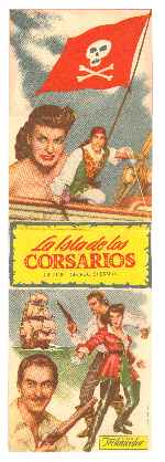 carátula carteles de La Isla De Los Corsarios - V2