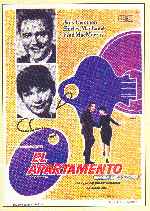carátula carteles de El Apartamento - 1960