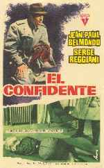 carátula carteles de El Confidente - 1962