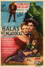 carátula carteles de Balas Vengadoras