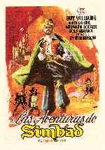 carátula carteles de Las Aventuras De Simbad - V2