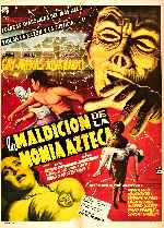 carátula carteles de La Maldicion De La Momia Azteca
