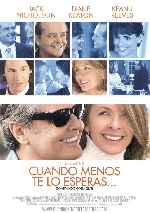 carátula carteles de Cuando Menos Te Lo Esperas - 2003