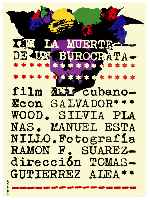 carátula carteles de La Muerte De Un Burocrata - V3