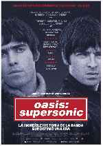 carátula carteles de Oasis - Supersonic