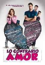 carátula carteles de Lo Contrario Al Amor - V3