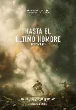 cartula carteles de Hasta El Ultimo Hombre - 2016