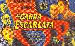carátula carteles de La Garra Escarlata