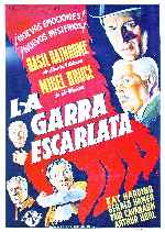 carátula carteles de La Garra Escarlata - V2