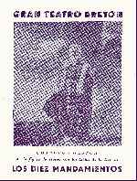 cartula carteles de Los Diez Mandamientos - 1956 - V6