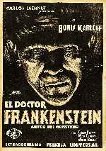 cartula carteles de El Doctor Frankenstein