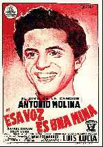carátula carteles de Esa Voz Es Una Mina - V2
