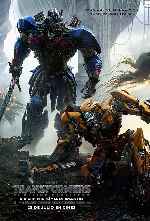 carátula carteles de Transformers 5 - El Ultimo Caballero - V2