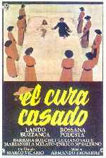 carátula carteles de El Cura Casado