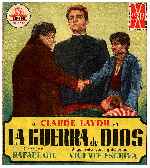 carátula carteles de La Guerra De Dios