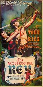 carátula carteles de Los Arqueros Del Rey Estreno - V2