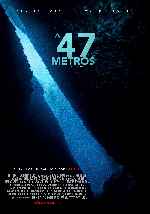 carátula carteles de A 47 Metros - V3