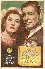 carátula carteles de Niebla En El Pasado - 1942 - V2