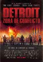 carátula carteles de Detroit - Zona De Conflicto