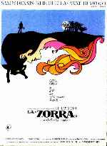 carátula carteles de La Zorra