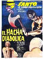 carátula carteles de El Hacha Diabolica - V2