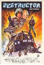 carátula carteles de Destructor - 1982
