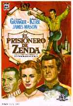 carátula carteles de El Prisionero De Zenda - 1952 - V3
