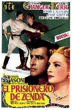 carátula carteles de El Prisionero De Zenda - 1952 - V4