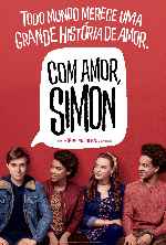 carátula carteles de Con Amor Simon