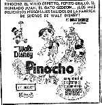 carátula carteles de Pinocho - V15