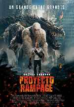 carátula carteles de Proyecto Rampage