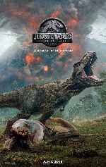 carátula carteles de Jurassic World - El Reino Caido - V2