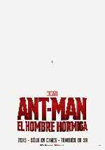 carátula carteles de Ant-man - El Hombre Hormiga