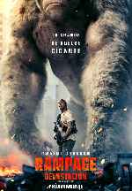 carátula carteles de Rampage - Devastacion