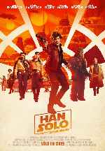 cartula carteles de Han Solo - Una Historia De Star Wars - V14