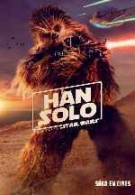 cartula carteles de Han Solo - Una Historia De Star Wars - V19