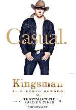 carátula carteles de Kingsman - El Circulo Dorado - V02