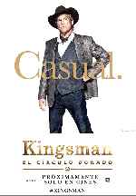 carátula carteles de Kingsman - El Circulo Dorado - V05