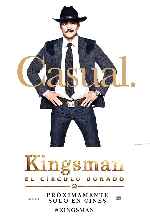 carátula carteles de Kingsman - El Circulo Dorado - V08