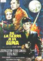 carátula carteles de De La Tierra A La Luna - 1958
