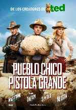 cartula carteles de Pueblo Chico Pistola Grande - V3