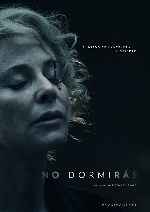 carátula carteles de No Dormiras - V3