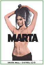 carátula carteles de Marta - 1971