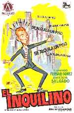 carátula carteles de El Inquilino - 1957 - V2
