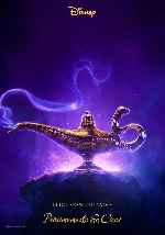 carátula carteles de Aladdin - 2019