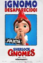 carátula carteles de Sherlock Gnomes - V04