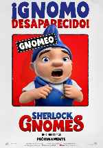carátula carteles de Sherlock Gnomes - V05