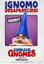 carátula carteles de Sherlock Gnomes - V06